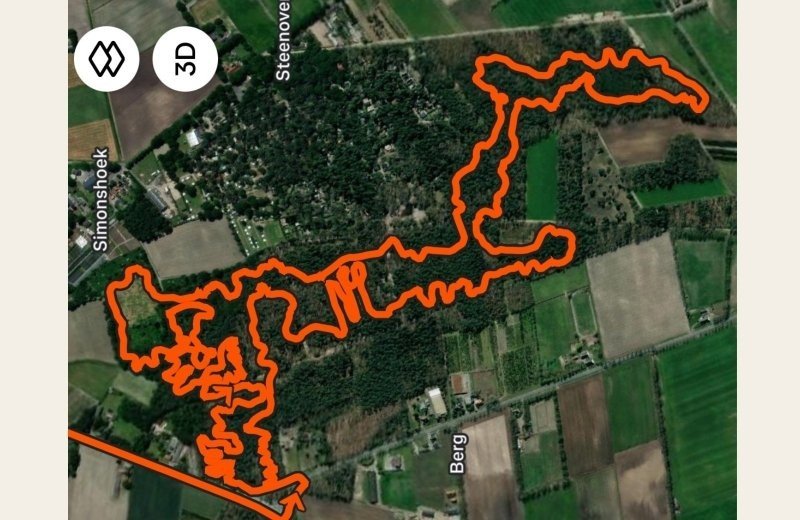 Mountainbiken vanuit camping de Simonshoek in Meijel