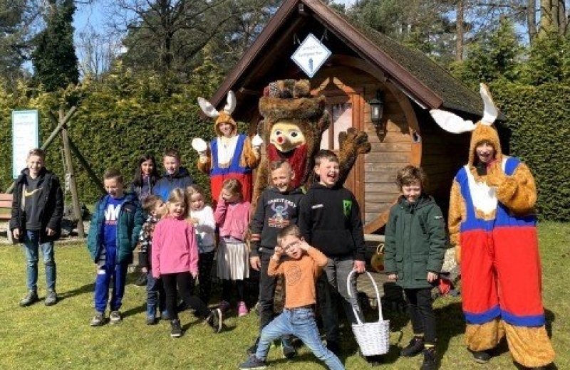Kamperen in het Noord-Limburgse Meijel tijdens de Paasdagen