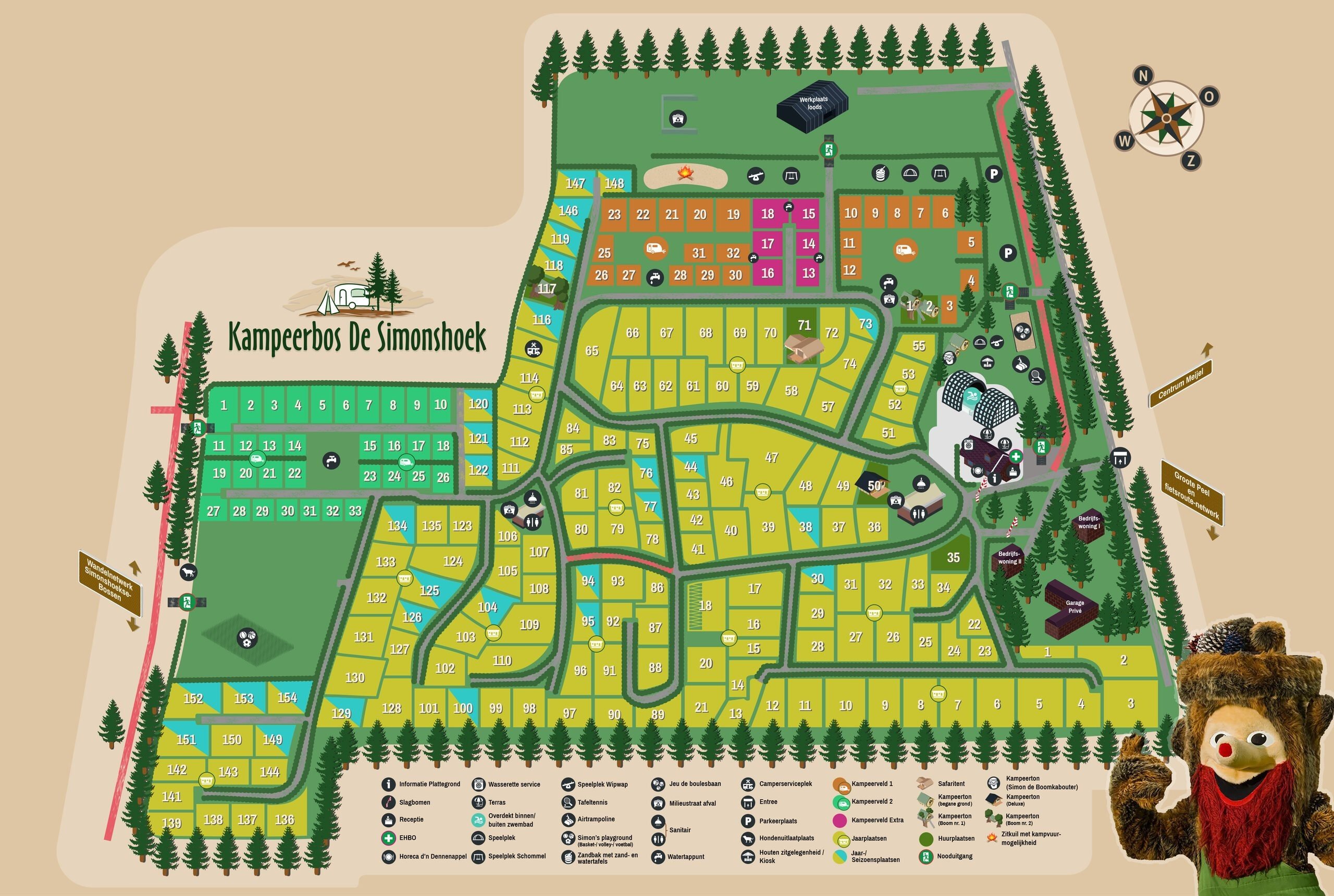 plattegrond Simonshoek